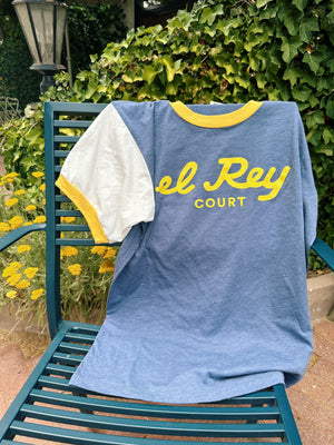 
            
                Load image into Gallery viewer, El Rey Court Adult Ringer Tee
            
        