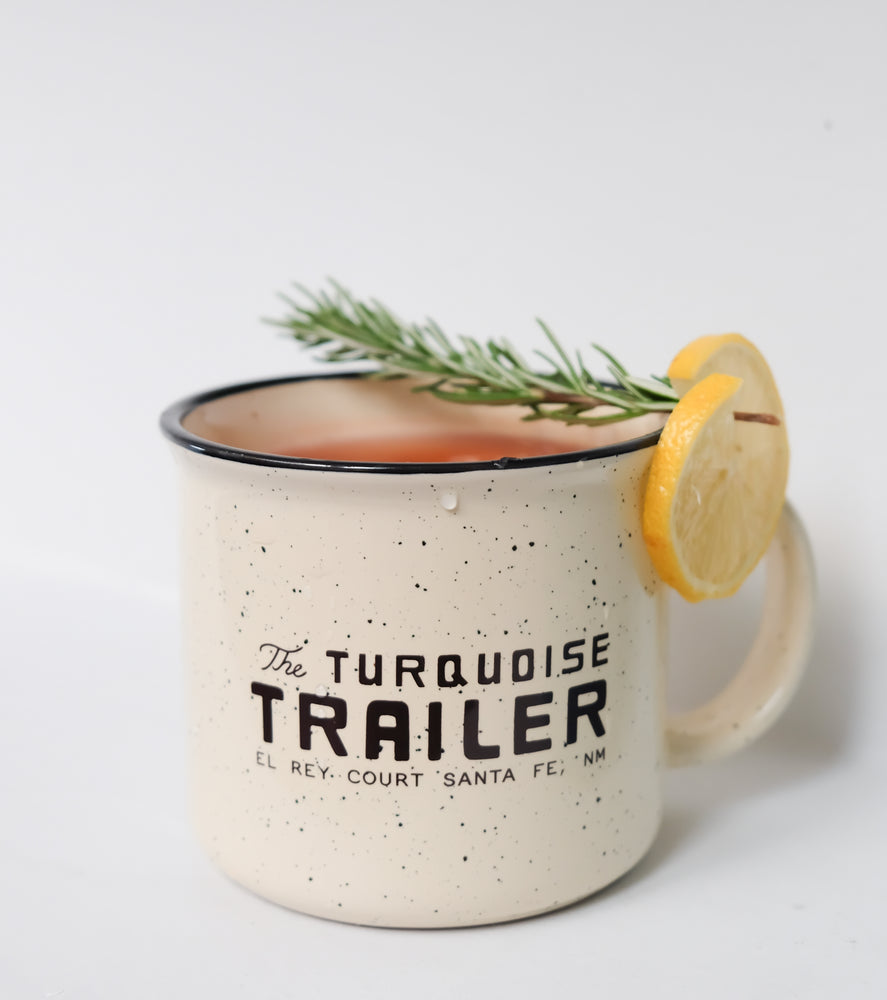 Turquoise Trailer Ceramic Campfire Mugs